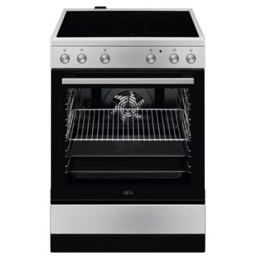 COOKER FREE STANDING  CCB6400NBM ΚΕΡΑΜΙΚΗ INOX A 73LT (4+2 ΕΣΤΙΕΣ / POP / ΥΔΡΟΛΥΣΗ )